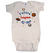 931407X - New Baby "Future All-Star"  Personalized  Infant Onesie